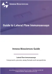 Guide to Lateral Flow Immunoassays