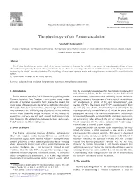 The Physiology of the Fontan Circulation ⁎ Andrew Redington