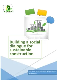 Building a Social Dialogue for Sustainable Construction