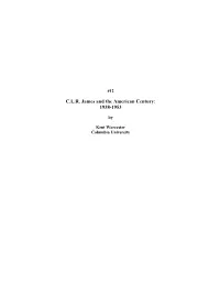 CLR James and the American Century