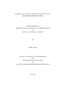 Determination of Runoff Coefficient of Basins by Using Geographic Information Systems a Thesis Submitted to the Graduate School