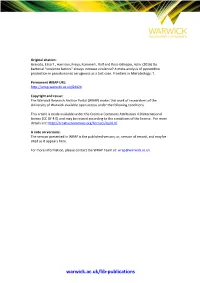 Do Bacterial ``Virulence Factors'' Always Increase Virulence? a Meta-Analysis of Pyoverdine Production in Pseudomonas Ae