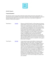 DOC NYC Friday Fix Transcript