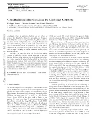 Gravitational Microlensing by Globular Clusters Bulge