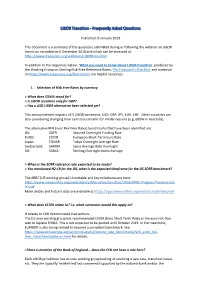 LIBOR Transition - Frequently Asked Questions