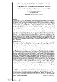 Ultrasonic Dynamic Mechanical Analysis of Polymers