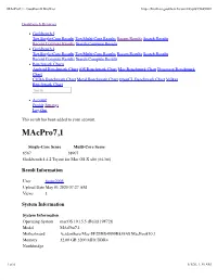 Geekbench Browser