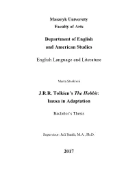 JRR Tolkien's the Hobbit