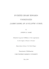 Maire Model of an Elliptic Curve)