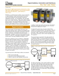 Signal Isolation