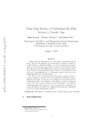 Using Data Science to Understand the Film Industry's Gender
