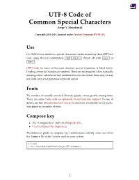 UTF-8 Unicode