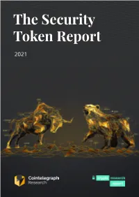 Cointelegraph Security Token Report