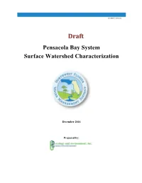 Pensacola Watershed Characterization