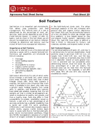 Soil Texture