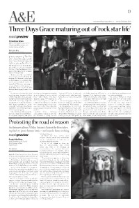 Three Days Grace Maturing out of 'Rock Star Life'