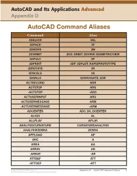 Autocad Command Aliases