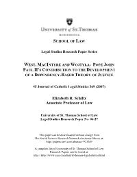 Elizabeth R. Schiltz Associate Professor of Law