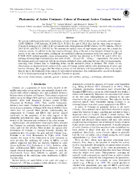 Photometry of Active Centaurs: Colors of Dormant Active Centaur Nuclei