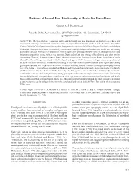 2.9 Patterns of Vernal Pool Biodiversity at Beale Air Force Base