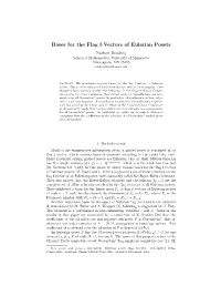 Bases for the Flag F-Vectors of Eulerian Posets Nathan Reading School of Mathematics, University of Minnesota Minneapolis, MN 55455 Reading@Math.Umn.Edu