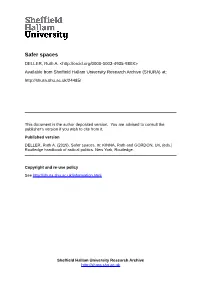 Safer Spaces DELLER, Ruth A