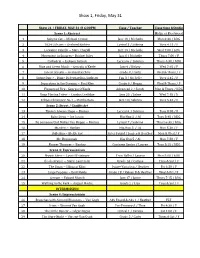 Show Lists to Post.Xlsx