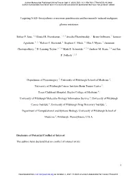 Targeting NAD+ Biosynthesis Overcomes Panobinostat and Bortezomib-Induced Malignant