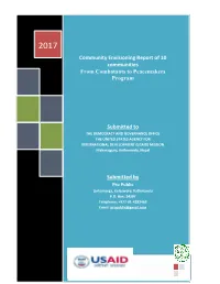 Community Envisioning Report of 10 Communities from Combatants to Peacemakers Program