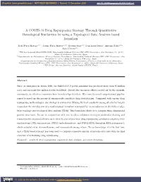 A COVID-19 Drug Repurposing Strategy Through Quantitative Homological Similarities by Using a Topological Data Analysis Based Formalism