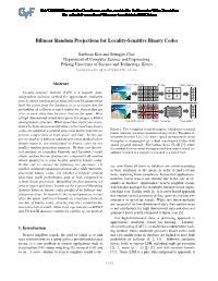 Bilinear Random Projections for Locality-Sensitive Binary Codes