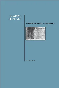 Reading Plotinus: a Practical Introduction to Neoplatonism