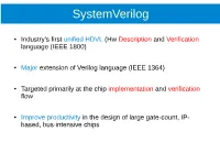 Systemverilog