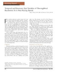 Temporal and Kinematic Gait Variables of Thoroughbred Racehorses at Or Near Racing Speeds Jeffrey A.Seder, AB, JD, MBA, and Charles E