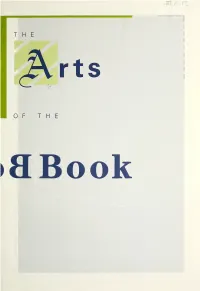 A Project Devoted to an Appreciation of 20Th Century Book Arts