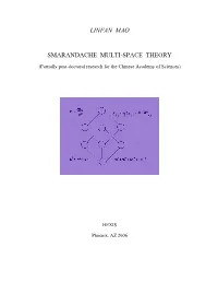 Linfan Mao Smarandache Multi-Space Theory