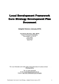 Local Development Framework Local Development Framework Core