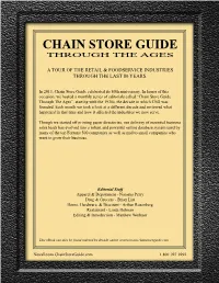Chain Store Guide Through the Ages