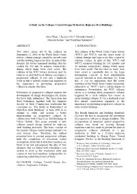 A Study on the Collapse Control Design Method for High-Rise Steel Buildings