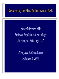 Discovering the Mind & the Brain In