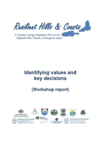 Identifying Values and Key Decisions