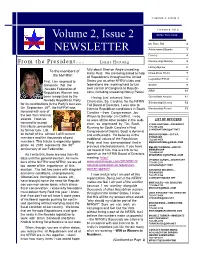 October 2010 Newsletter