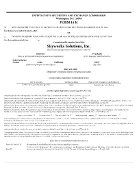 FORM 10-K ☑ ANNUAL REPORT PURSUANT to SECTION 13 OR 15(D) of the SECURITIES EXCHANGE ACT of 1934 for the Fiscal Year Ended October 2, 2020 OR
