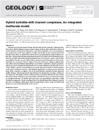 Hybrid Turbidite-Drift Channel Complexes: an Integrated Multiscale Model A
