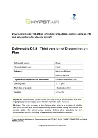 Third Version of Dissemination Plan