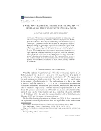 A New Mathematical Model for Tiling Finite Regions of the Plane with Polyominoes