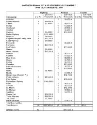 Northern Region Dot & Pf Design Project Summary