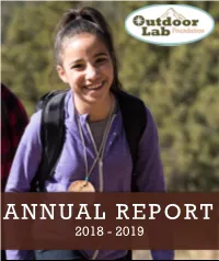 2018-2019 Annual Report