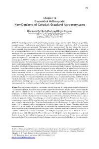 Chapter 12. Biocontrol Arthropods: New Denizens of Canada's