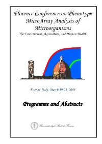 European Workshop on Phenotype Microarrays